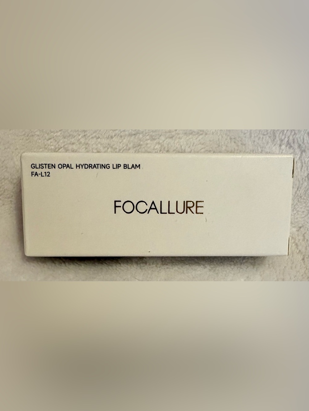 Focallure Lip Balm in White with Gold Lettering